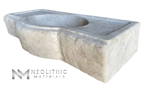 Antique Limestone Sink - Image 3